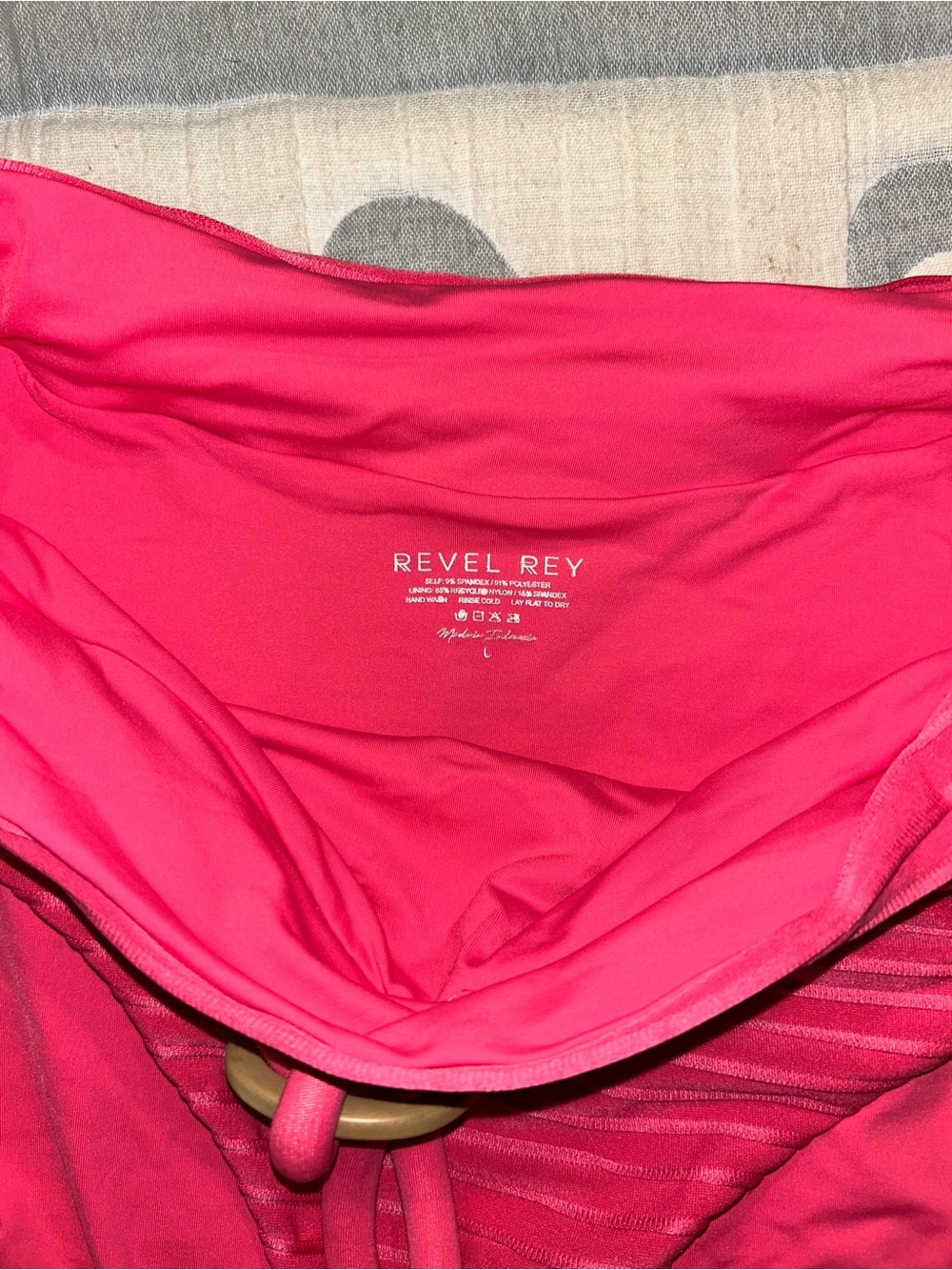 Revel Rey Ribbed V-Neck Bikini Set - Picture 3 of 5